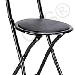 18 Inch Folding Stool - Heavy Duty Chair for Home, Study & NAMAZ/Masjid - Black 1 pc-picture-17