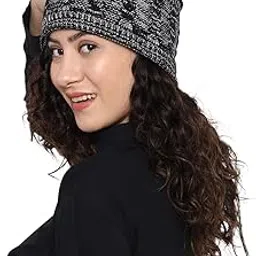 gajraj Unisex Knitted Woolen Headband Earmuffs Ear Warmer for Men and Women-picture-42