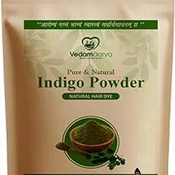 Vedamaarya Indigo Powder 100g | 100% Pure & Natural Hair Dye | Herbal Indigo Leaf Powder for Hair Coloring | Chemical-Free & Ammonia-Free Hair Color | Ayurvedic Natural Hair Care for Soft & Shiny Hair-picture-51