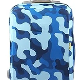 ORKA TRAVEL Como Blue Theme Digital Printed Spandex Stretchable Fabric Luggage Protector Cover only (Large 28-30 inch) (Suitcase Bag Not Included in This Product)-picture-54