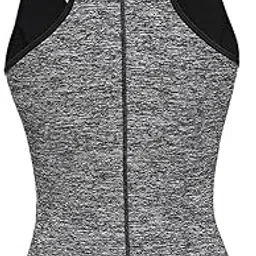 MERISHOPP ®Men Sauna Waist Trainer Neoprene Sweat Tank Top Zipper Tummy Gray L|Clothing, Shoes & Accessories | Womens Clothing | Clothings & Sleep |1 Piece Mens Shaperwear-image-42
