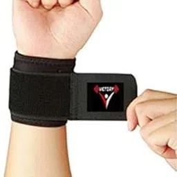 VICTORY Neoprene (Pack of 1) Professional Grade Wrist Support for Men & Women for Gym,Tennis,Badminton, Cross Fit.-picture-24