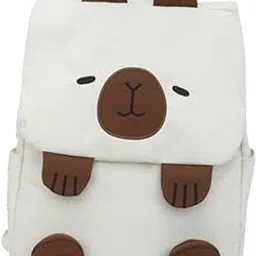 shopora Cute Capybara Backpack Lightweight Bookbag For Outdoor Activities Work White | Womens Handbags & Bags-picture-26