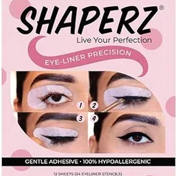 Shaperz Eyeliner Stencil Small - Precise Makeup Tool for Flawless Eyeliner Application, Reusable, Easy to Clean, Perfect for Beginners & Professionals, Ideal for Makeup Kits - Small-picture-54