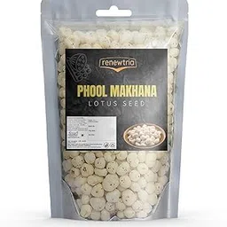 RENEWTRIA Prasadam Makhana Fox Nuts 100 g | Phool Makhana Indian Snacks (1kg)-picture-52