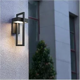 Artica Metal Strip LED Wall Lamp – 10W Modern Linear Black Wall Sconce, Sleek Outdoor Warm White Light (Black)-picture-32