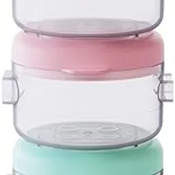 Fashion My Day 3X Formula Dispenser Portable Heat Resistant 120°C Feeding Milk Powder Boxes-picture-37