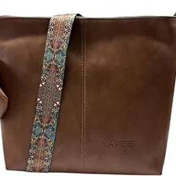 yatee Women’s Crossbody Sling Bag – Premium Vegan Leather Handbag with Adjustable Patterned Strap & Mini Pouch – Stylish Shoulder Bag Tote for Daily Use, Travel & Office-picture-21