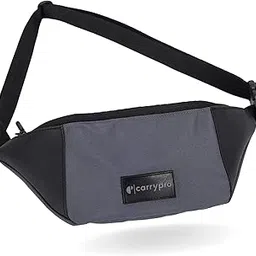 carrypro Sling(Space Grey) Crossbody Bag for Men and Women with Adjustable Strap, Water Resistant (2L)-picture-54