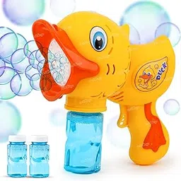 Zest 4 Toyz Bubble Gun for Kids | Duck Bubble Blowing Toy with Bubble Solution | Bubble Shooter Duck Design Easy-to-Use for Boys and Girls - Yellow-image-40