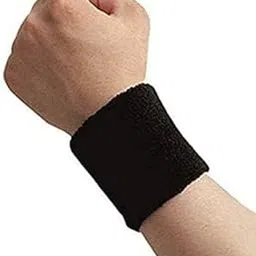 STEFFER Cotton Wrist Band for Men & Women 3 Inch - Wrist Sweat Band for Badminton Football, Basketball, Running & Athletic Sports, Sweat Absorbent Wrist Bands-image-35