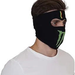 SOULETHICS Breathable Pure Cotton Summer Full Face Mask for Biker, Face Protection Mask, Summer Face Cover, Winter, Dust Protection Mask, Helmet Mask for Bikers-picture-12