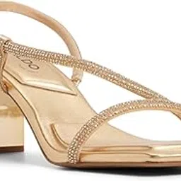 aldo CASTLEGATE Women's Gold Heels image 1