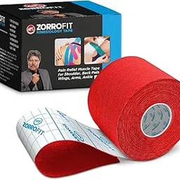 AIPL Zorrofit Kinesiology Tape for Physiotherapy, Sports Injury, Pain Relief Muscle Tape, for Shoulder, Wings, Arms, Ankle K Taping Waterproof Athletic Tape for Pain Support-picture-21