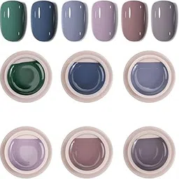 GDCOCO Royal Series 6 Colors Set Gel Paints Ink 5g Nail Art Design Drawing Gel UV LED Soak Off UV Painting Gel (J149-J154)-image-64