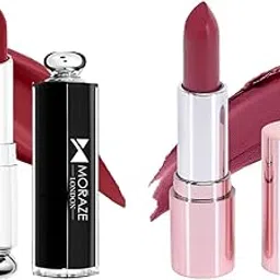 Moraze Makup New Pack Of 2 Stick Creamy Lipstick Waterproof Long-Lasting (Sweet Rose+s Sucess)-picture-28