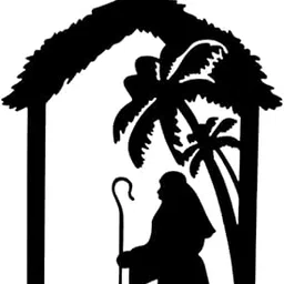 SECRET DESIRE Christmas Nativity Silhouette Stake Multipurpose Sturdy Courtyard Sign Style C-image-40