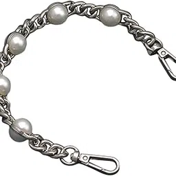 MERISHOPP®Bead Purse Handle Strap DIY Decoration with Buckle Short Classic Purse Chain Silver|Clothing, Shoes & Accessories | Womens Handbags & Bags | Handbag Accessories-picture-10