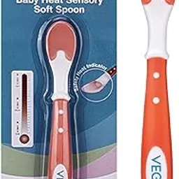 Vega Baby & Mom Heat Sensory Soft Weaning Spoon| BPA Free | 100% Food Grade Material | Soft & Heat Sensory Tip for Baby Gums | Safety Indicator for Safe Feeding, (VBWA3-03)-picture-30