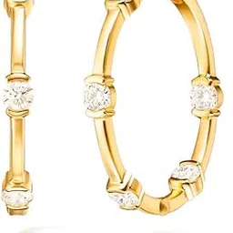 Base Metal Cubic Zirconia Earrings For Women-image-32