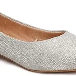 elle Women's Pointed-Toe Flats with Subtle Shimmer Finish-picture-43
