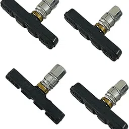 ShreNik Cycle Brake Clutch Wire Pad Combo for V Brakes Power Brakes Bicycle Senior MTB Bikes (Brake Shoes)-image-7