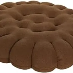 The Style Sutra Biscuit Shape Cushion Cute Soft Cushion Chair Pad for Bar Playroom Sofa Dark Brown|Home & Garden | Yard, Garden & Outdoor Living | Patio & Garden Furniture-image-59