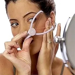 FIZLOZ Women's Eyebrow, Face, Body and Unwanted Hair Threading Removal System Kit, Tweezers Trimmer (Purple 2 PCS combo)-picture-16