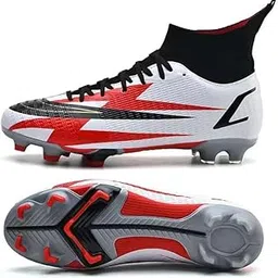 SAI INDER KALA Teen Football Cleats: Anti-Slip Soccer Sneakers for Training & Game - Large Multicolor-picture-44
