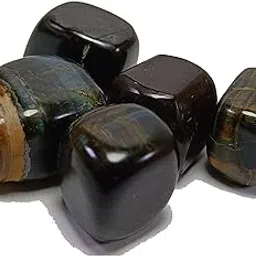 Blue Tiger's Eye Tumble Stones for Reiki Healing and Vaastu Correction and Increase Creativity 50 Gram-image-15