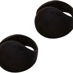 fy lane Head-wear Faux Fur Ear Muffs/Ear Warmers - Behind The Head Style Winter Earmuffs for Men & Women, Pack of 2 image 1