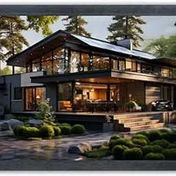 Devgifts Scenery House Photo Frame For Wall Mounted Painting Size (14 * 10 Inch) Home Decor Photo frame LNP_1548-picture-22