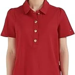 tommy hilfiger Solid Slim Fit Cotton Polo T-Shirt-picture-45