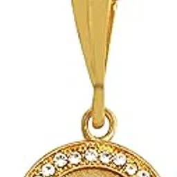 lva creations Gold plated chain with om pendant necklace jewelry set for men women unisex-picture-15