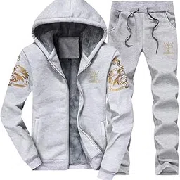 phoenix's shop(フェニックス ショップ) Stylish Sweatshirt, Fleece Lined, Zip-up, Top and Bottom Set, Long Sleeve, Hoodie, Jersey Sweatshirt, Sportswear, Large Size, Hooded, Autumn, Winter-picture-10