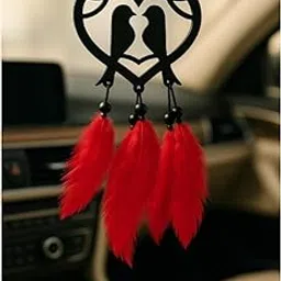 Handmade Feather Dream Catcher for Car Hanging – Boho Car Interior Decor & Protection Charm (Birds)-picture-29