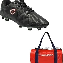 charged Sports Bag Adena Red with Gowin Football Shoe Mercury Black Size-2-picture-20