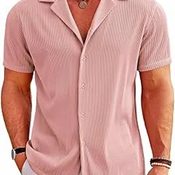 colorchakra Textured Shirt for Mens Corduroy Knit Trendy Shirts Regular fit M to 4XL-picture-39