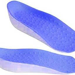 AlexVyan Light Weight Soft and Flexible Cushion Orthopedic 2.5 Cm Height Increasing Shoes Insoles For Men and Women (Blue for Men)-picture-47