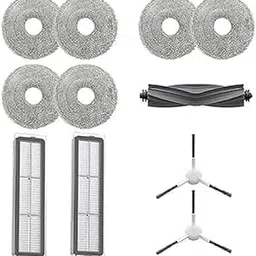 Dreame Original accessory set for L10 Prime: 1x main brush, 2x side brushes, 2x dust filters, 6x mop cloths (3 pairs)-picture-13