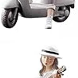 MERISHOPP®2 Pieces Art Girl Figurine Craft Décorative Sculpture for Desktop Décor|Home & Garden|Home Décor|Figurines-image-48