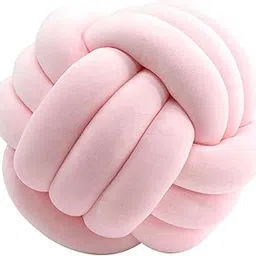 SECRET DESIRE™ Knot Pillow Ball Thick Comfortable Knotted Pillows for Living Room Home Sofa Light Pink-picture-10