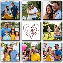 REVA Enterprise Personalized Photo Memory Fridge Magnets – Custom Acrylic Magnet Set of 9 (3x3 inch, 3mm Thick) – Unique Gift for Birthday, Anniversary, Home Décor-picture-12