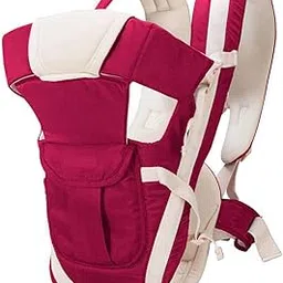 DealFry Kids 4-in-1 Adjustable Baby Carrier Cum Kangaroo Bag/Honeycomb Texture Baby Carry Sling/Back/Front Carrier for Baby with Safety Belt and Buckle Straps (Assorted Color) (Navy Blue) (Maroon)-picture-40