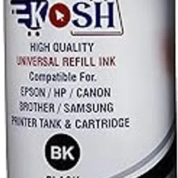 KOSH Professional Refill Ink for HP, Epson, Brother, Canon and All Inkjet Printers 1000 ML (Pack of 1) (Black)-picture-16