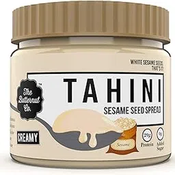 The Butternut Co. Tahini Sesame Seed Spread Creamy, 340 gms (Unsweetened, No Added Sugar, Non-GMO, Gluten Free, Vegan, High Protein, Keto)-picture-26
