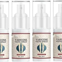 Varicose Veins Spray, Soothing Leg with Natural Ingredients, Improves Blood Circulation of Spider Veins, Improve Pain of Legs 30 ML Pack of (4)-picture-63