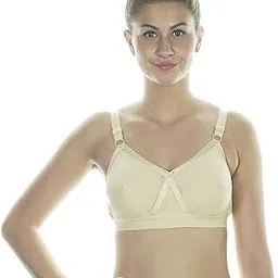 Joy+ D Cup Women's Cotton Non-Padded Non-Wired Full Coverage Bra for Heavy Bust-image-27