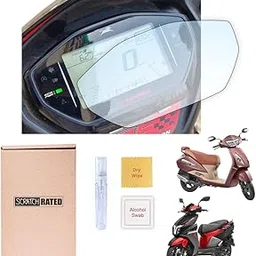 Scratch Rated Motorcycle Speedometer Console Protectors compatible for TVS Ntorq/Jupiter ZX SmartXconnect [PPF (Pack of 1)]-picture-11