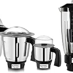 Sunmeet Heavy Juicer Jar Filter, Dry, Liquid and Chutney Jar for Mixer Grinder Set of 4 MGF14, Multicolor Pack of 4-image-68